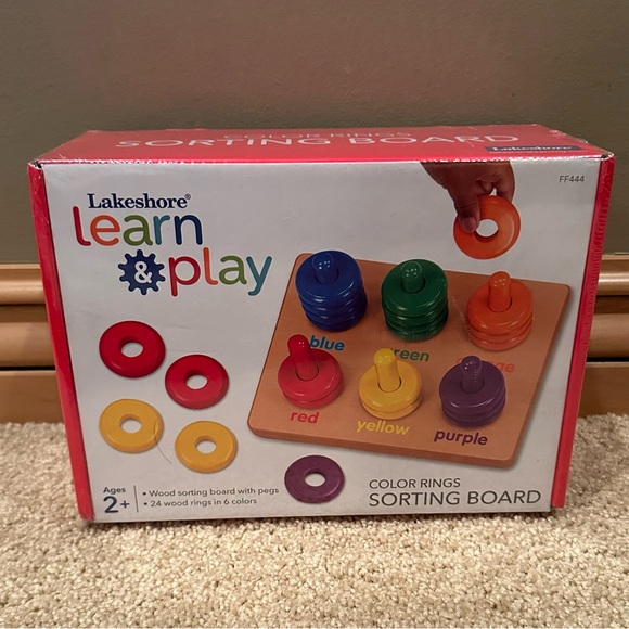 lakeshore Toys Lakeshore Learn Play Sort A Shape Activity Board New Poshmark